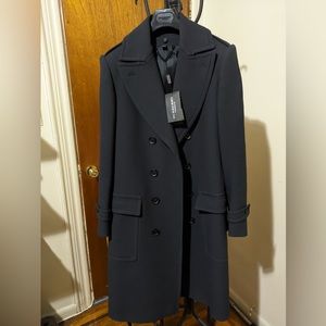 Mens Burberry prorsum dark navy long coat